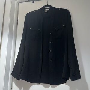 Calvin Klein Button Down Shirt Roll Up Sleeve